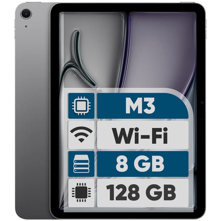 ایپد ایر7 2025 11 اینچ ظرفیت 128 گیگابایت رم 8 گیگابایت Wifi M3